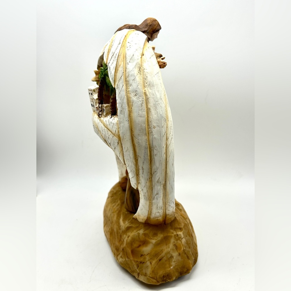 Vintage Musical Fontanini ROMAN Nativity Set Angel Scene Plays O Holy Night RARE - Picture 12 of 14